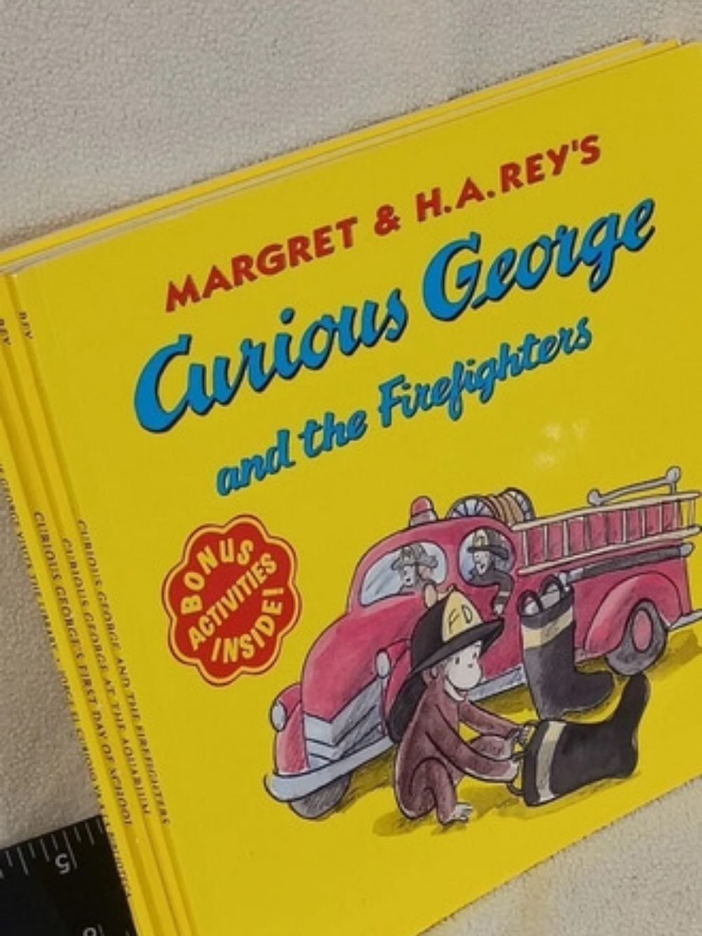 Lot Of 4- Curious George Paperback Books 24 Pages Each